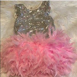 2 Piece Feathered Tutu